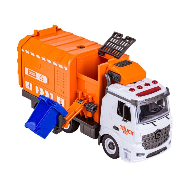 Ciężarówka, Samochód Ciężarowy Do Rozkręcania, Śmieciarka 61 Elementów