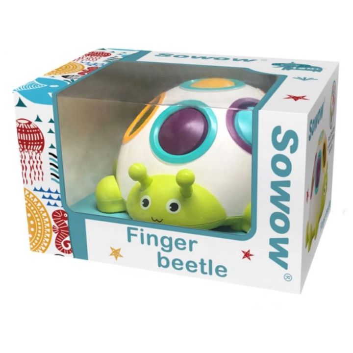 Zabawka Edukacyjna Sensoryczna - Kolorowy Chrząszcz Finger Ball