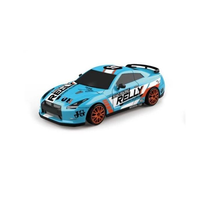 Samochód Do Driftu, Auto RC Drift 1:24 2,4 GHz 4WD NIEBIESKI