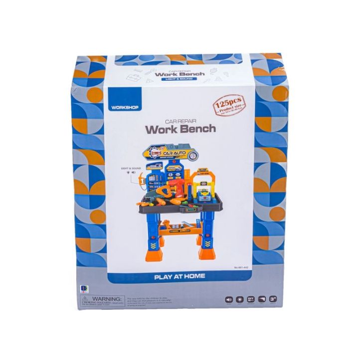 Zestaw Mechanika, Warsztat Samochodowy, Stolik + Narzędzia