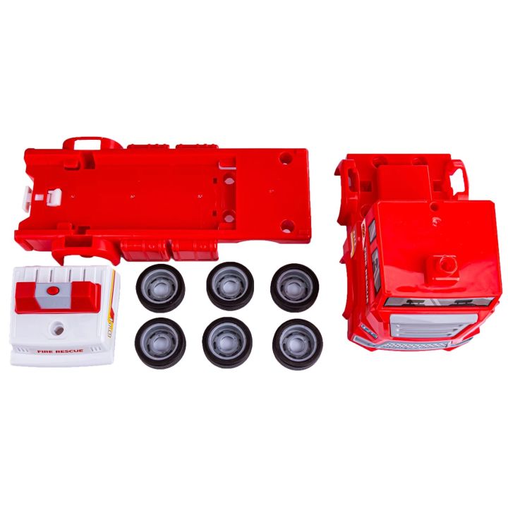 Zestaw Strażaka, Wóz Strażacki + Akcesoria