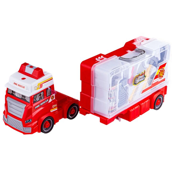 Zestaw Strażaka, Wóz Strażacki + Akcesoria