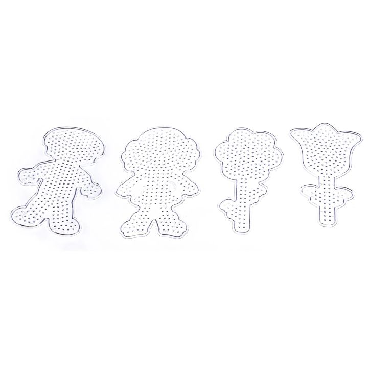 Szablon Do Prasowanek, Podstawka 4 Wzory, LUDZIKI, KWIATY Prasowanka Koraliki Do Prasowania