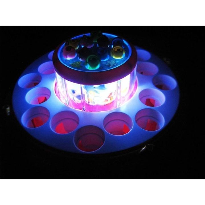 Gra WĘDKOWANIE, Rybki, Łowienie Rybek, 2 Jeziorka, Podświetlenie, Dźwięk