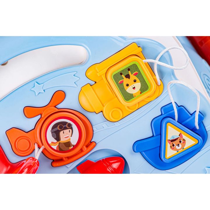 Chodzik Edukacyjny, Muzyczny Pchacz, Stolik BIAŁO-BŁĘKITNY