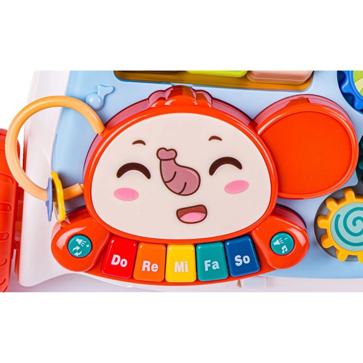 Chodzik Edukacyjny, Muzyczny Pchacz, Stolik BIAŁO-BŁĘKITNY