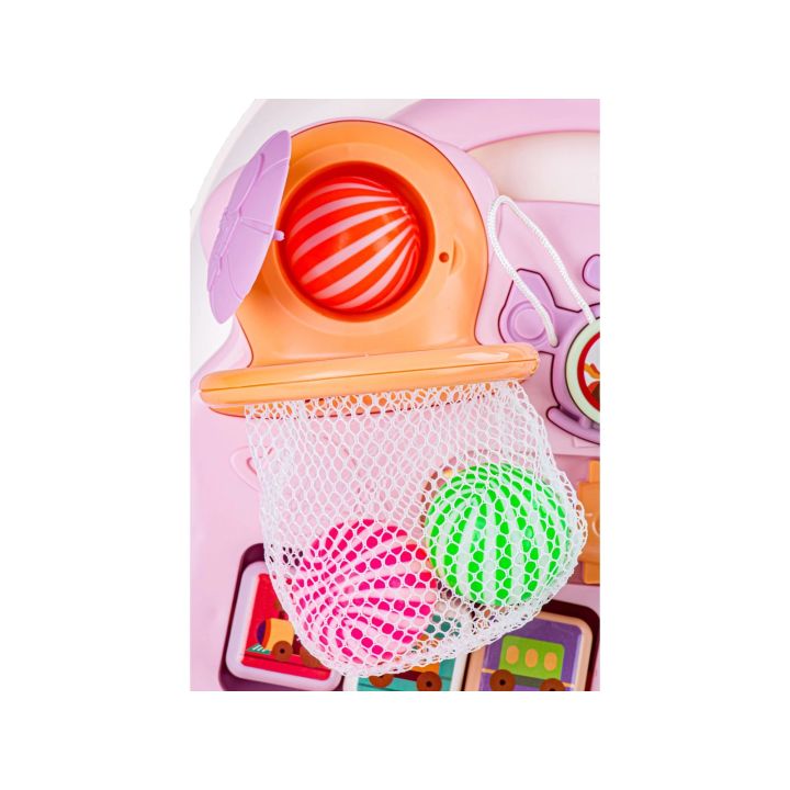 Chodzik Edukacyjny, Muzyczny Pchacz, Stolik BIAŁO-RÓŻOWY