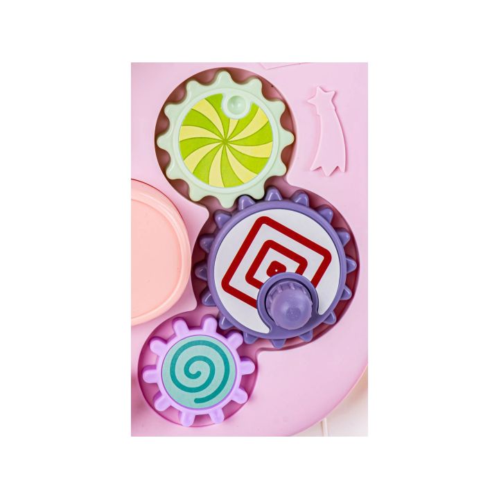 Chodzik Edukacyjny, Muzyczny Pchacz, Stolik BIAŁO-RÓŻOWY