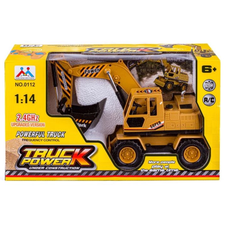 Pojazd Budowlany, Koparka Spych RC 1:14 2,4GHz