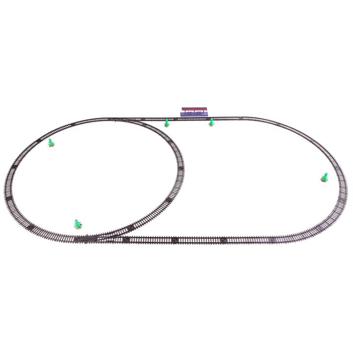 Pasażerska Kolejka Elektryczna FENFA 1601A-2B – tory 325 cm, 6 wagonów, światło i dźwięk (skala 1:87)