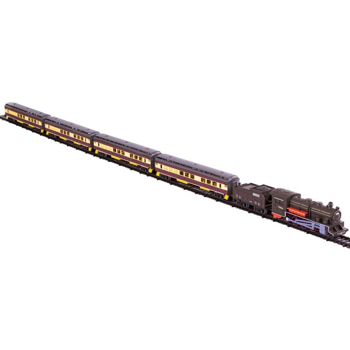 Pasażerska Kolejka Elektryczna FENFA 1601A-2B – tory 325 cm, 6 wagonów, światło i dźwięk (skala 1:87)