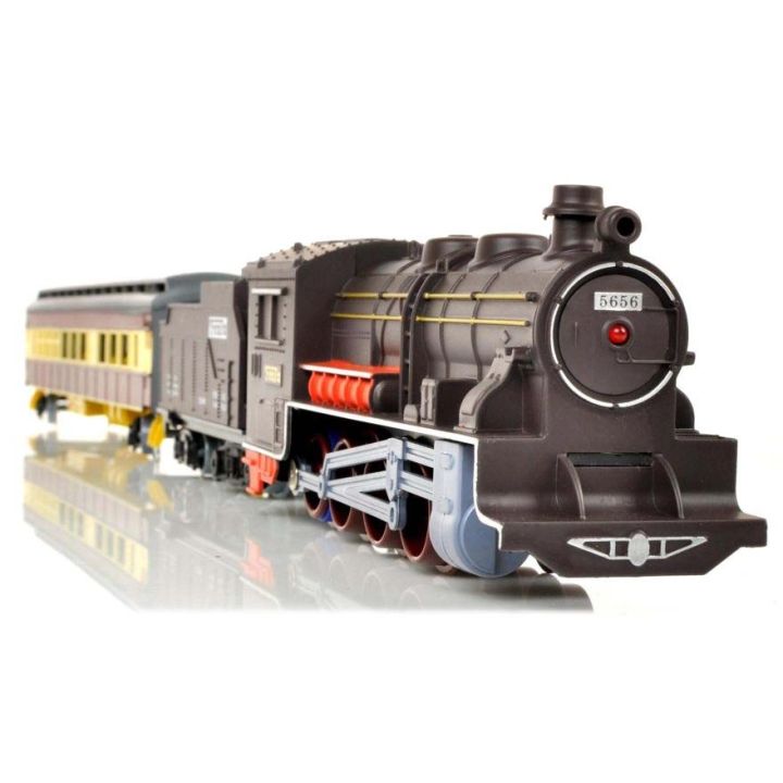 Pasażerska Kolejka Elektryczna FENFA 1601A-2B – tory 325 cm, 6 wagonów, światło i dźwięk (skala 1:87)