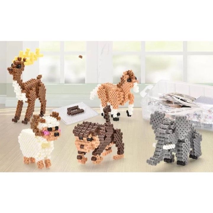 Prasowanka, Koraliki Do Prasowania, Zestaw ZWIERZĘTA 3D 3000 Sztuk