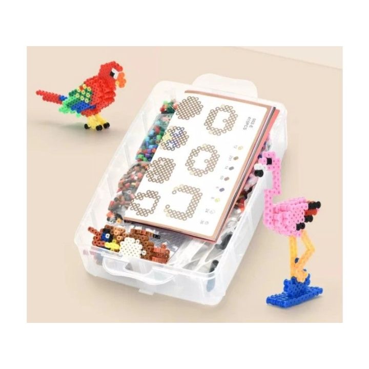 Prasowanka, Koraliki Do Prasowania, Zestaw PTAKI 3D 3000 Sztuk