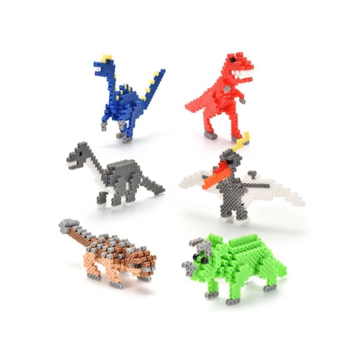 Prasowanka, Koraliki Do Prasowania, Zestaw DINOZAURY 3D 3000 Sztuk