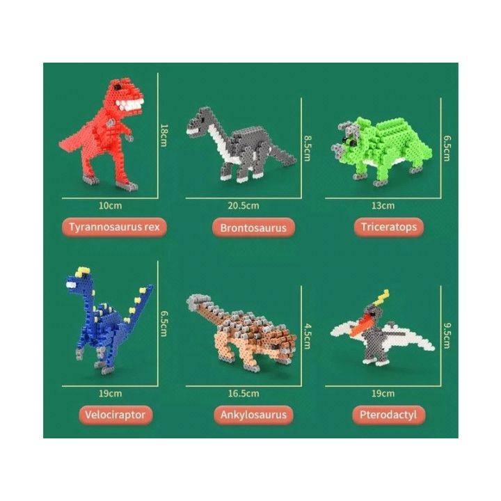 Prasowanka, Koraliki Do Prasowania, Zestaw DINOZAURY 3D 3000 Sztuk