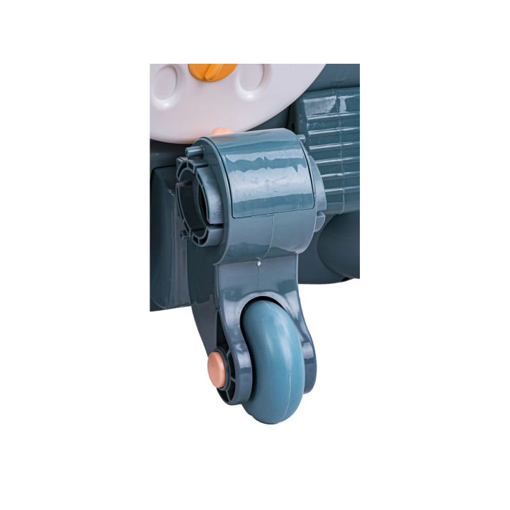 Chodzik Edukacyjny 3w1 Pchacz  Hulajnoga Jeździk Niebieski