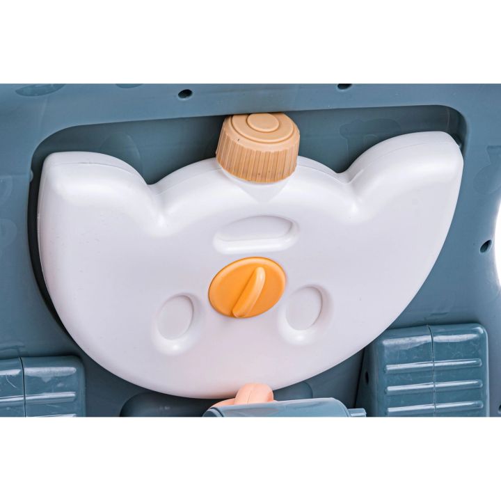 Chodzik Edukacyjny 3w1 Pchacz  Hulajnoga Jeździk Niebieski