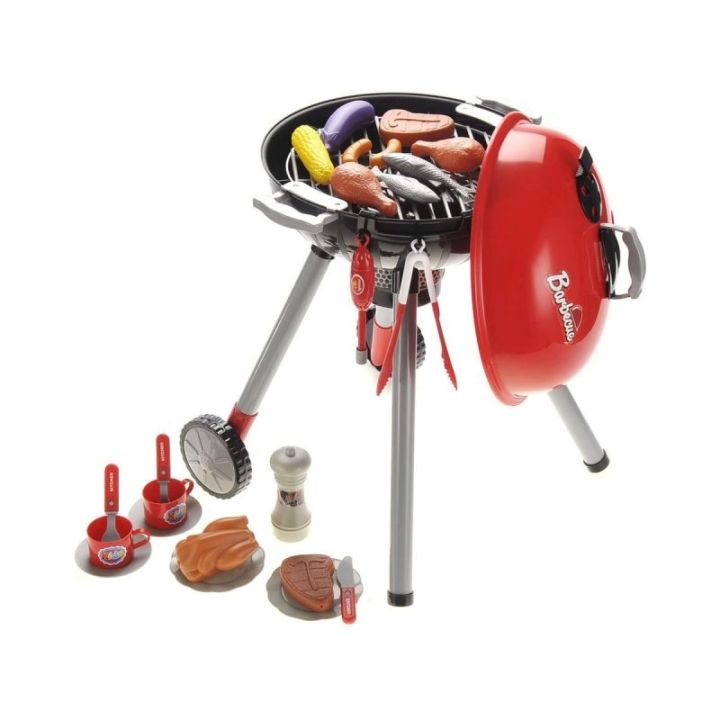 Grill Na Nóżkach Z Pokrywą, Ruszt + Akcesoria