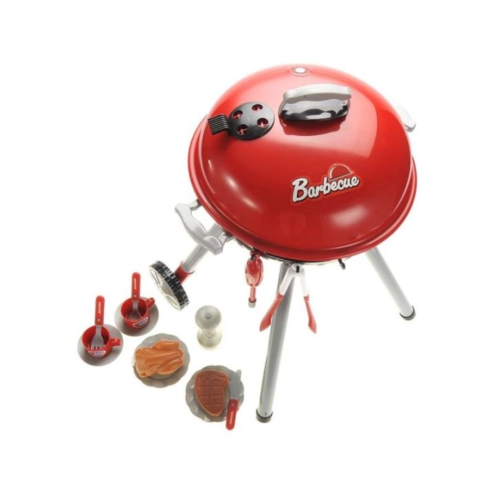 Grill Na Nóżkach Z Pokrywą, Ruszt + Akcesoria