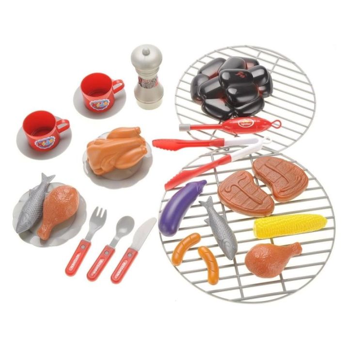 Grill Na Nóżkach Z Pokrywą, Ruszt + Akcesoria