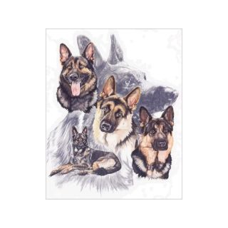 Haft Diamentowy, Obraz, Mozaika Diamentowa Diamond Painting, OWCZARKI NIEMIECKIE 30x40cm