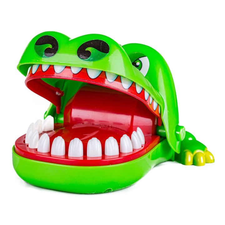 Krokodyl Kajman Chory Ząbek Gra Zręcznościowa – Uczy refleksu, cierpliwości i zasad fair play | Edukacyjna zabawa dla dzieci