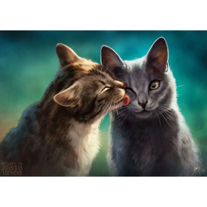 Haft Diamentowy, Obraz, Mozaika Diamentowa Diamond Painting, KOTY 40x30cm