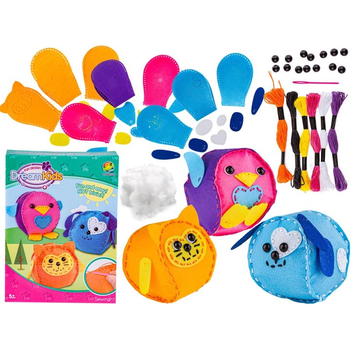 Zestaw Kreatywny Wyszywanek Do Szycia Maskotek Poduszek Zwierzęta Domowe Poduszka Maskotka
