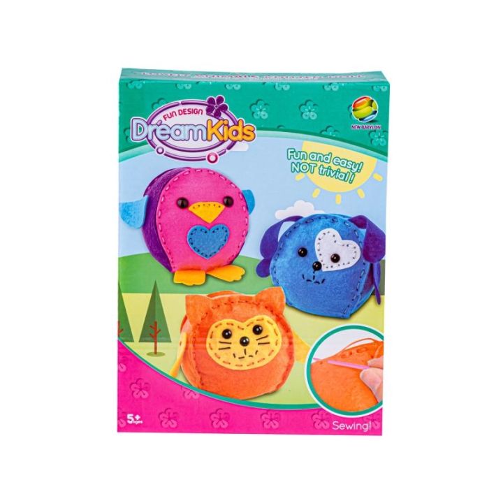 Zestaw Kreatywny Wyszywanek Do Szycia Maskotek Poduszek Zwierzęta Domowe Poduszka Maskotka