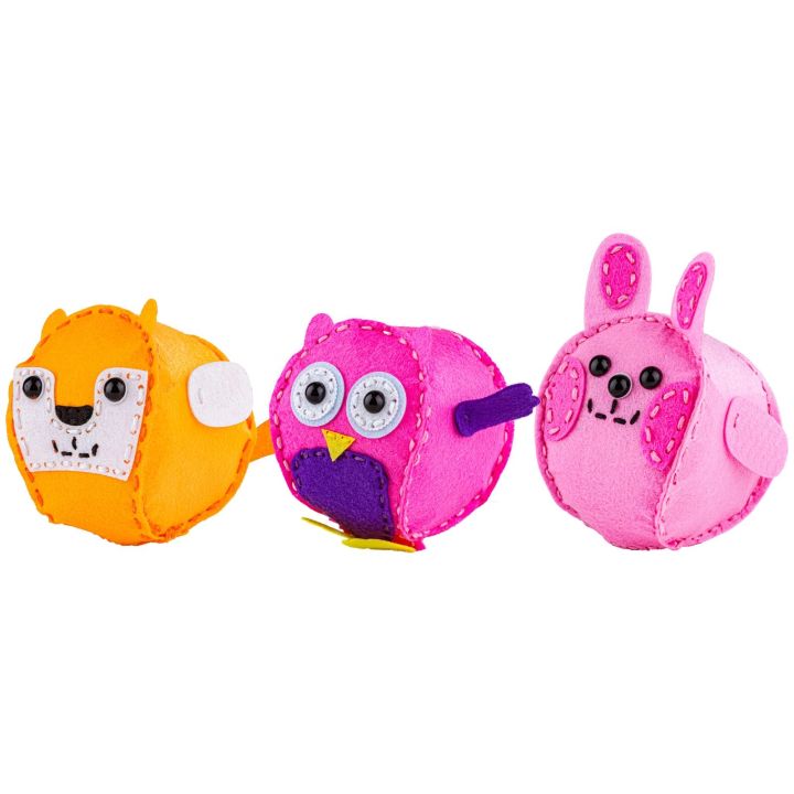 Zestaw Kreatywny Wyszywanek Do Szycia Maskotek Poduszek Zwierzęta Leśne Poduszka Maskotka