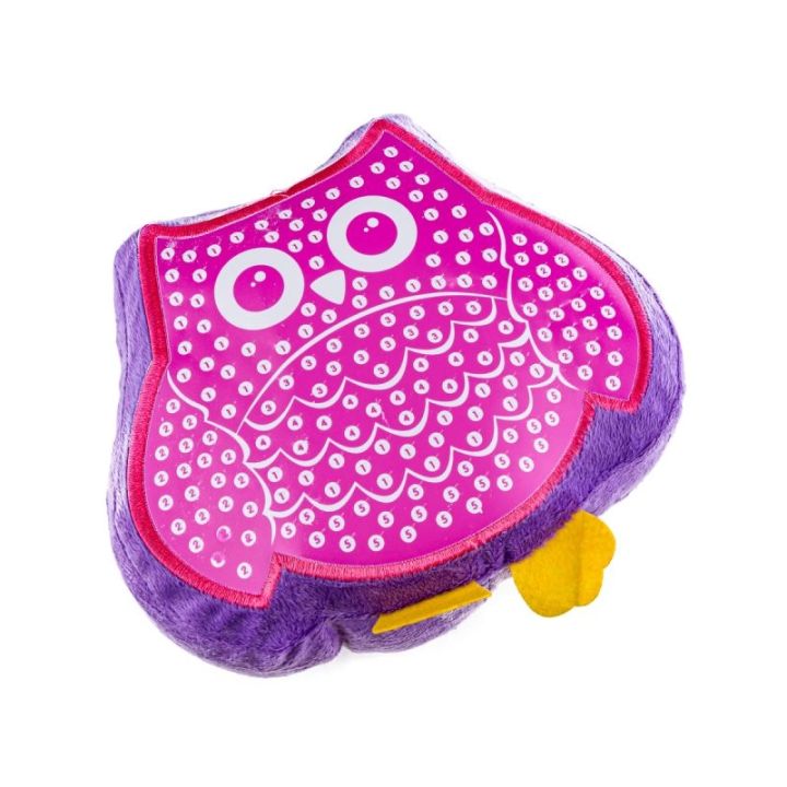 Zestaw Kreatywny Wyszywanka  Poduszka Pluszowa Maskotka Do Szycia DIY SOWA