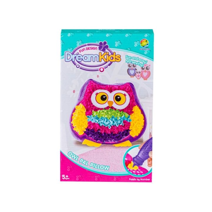 Zestaw Kreatywny Wyszywanka  Poduszka Pluszowa Maskotka Do Szycia DIY SOWA