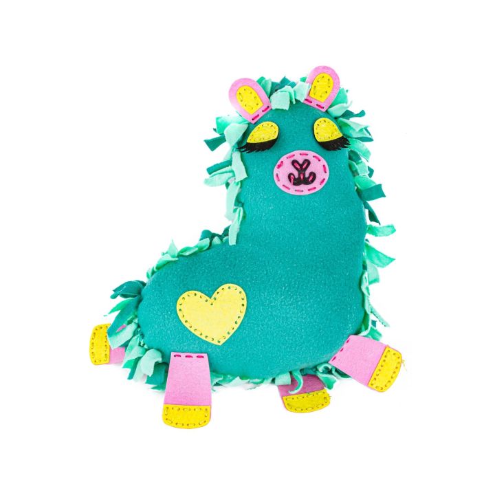 Zestaw Kreatywny Wyszywanka Poduszka Pluszowa Maskotka Do Szycia DIY LAMA