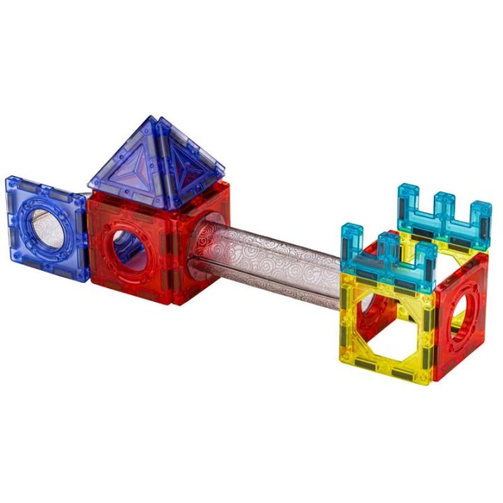 Świecące Klocki Magnetyczne, Tor Kulkowy Dla Kulek 167 Elementów Kulodrom