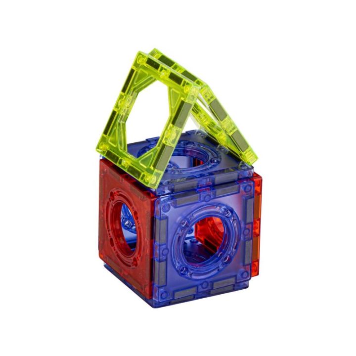 Świecące Klocki Magnetyczne, Tor Kulkowy Dla Kulek 167 Elementów Kulodrom