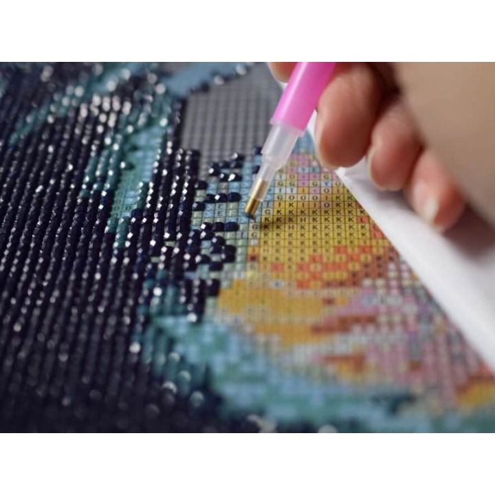 Haft Diamentowy, Obraz, Mozaika Diamentowa Diamond Painting, BAJKOWA SCENERIA Koń 30x30cm