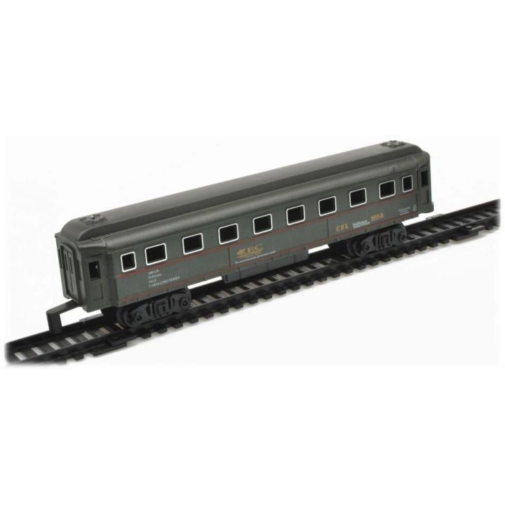 Elektryczna Kolejka Rail King – tory 286 cm, parowóz z węglarką i 2 wagonami pasażerskimi (skala 1:136)