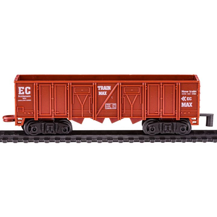 Elektryczna Kolejka Rail King – tory 286 cm, parowóz z wagonami z węglem, z pniami i cysterną (skala 1:136)