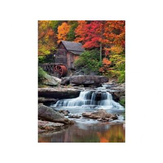 Haft Diamentowy, Obraz, Mozaika Diamentowa Diamond Painting, LEŚNY POTOK 30x40cm