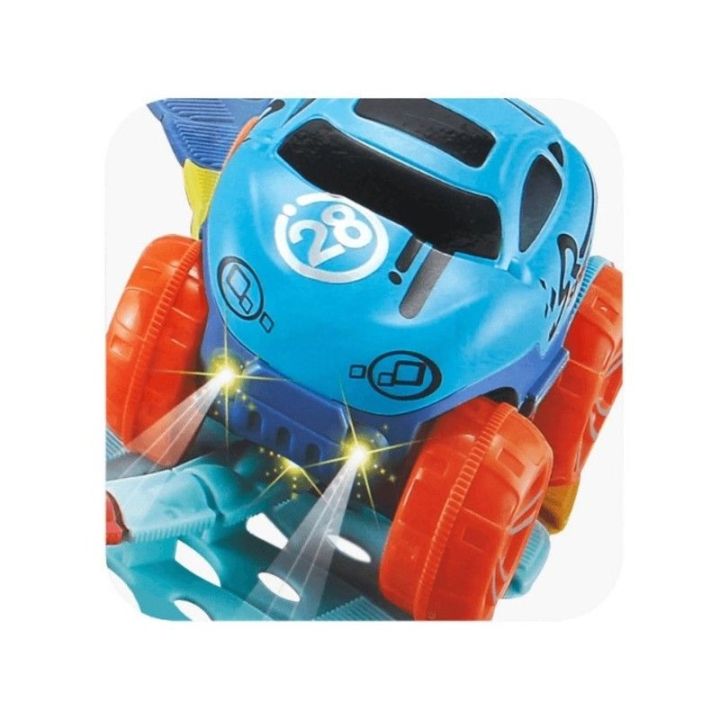 Elastyczny Tor Samochodowy, Wyścigowy 184 Elementy