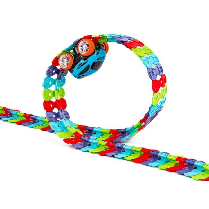 Elastyczny Tor Samochodowy, Wyścigowy 184 Elementy