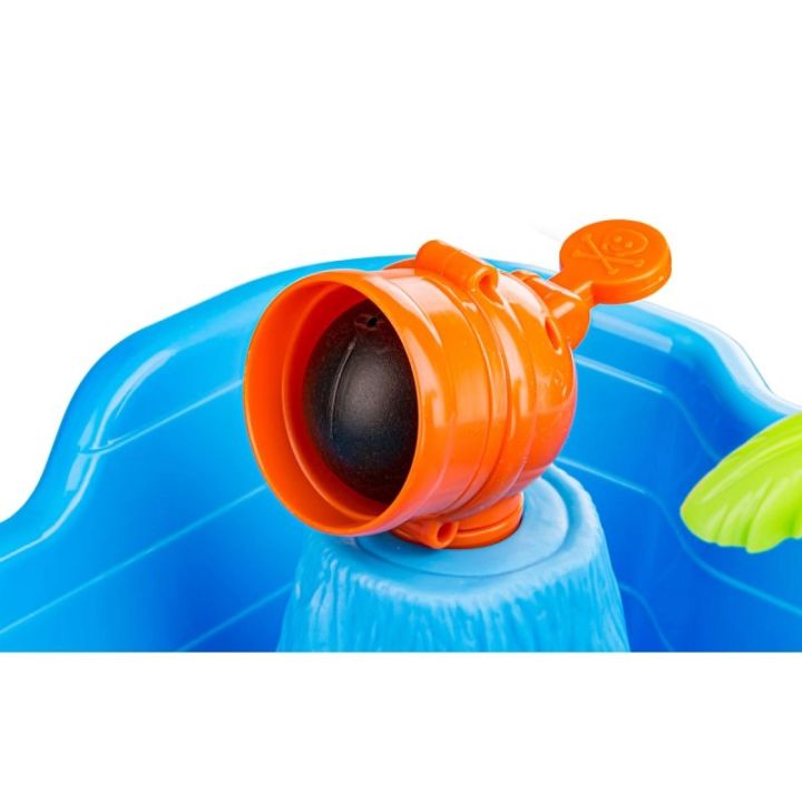 Piaskownica Wodna Basen Statek Piracki - Stolik + Akcesoria Foremki