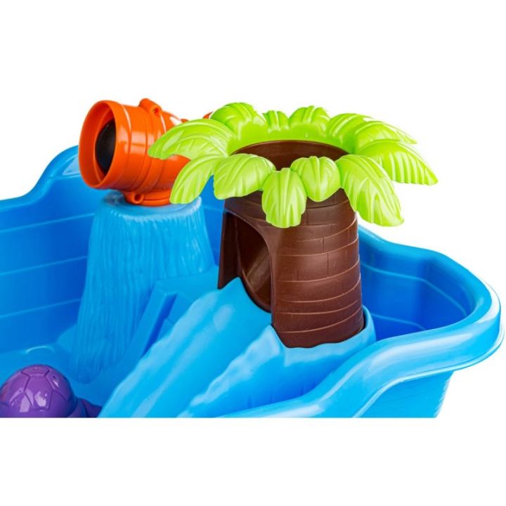 Piaskownica Wodna Basen Statek Piracki - Stolik + Akcesoria Foremki