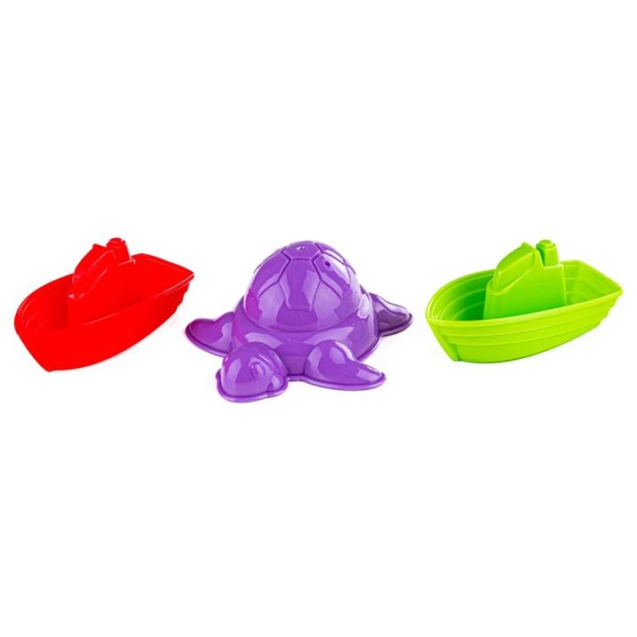 Piaskownica Wodna Basen Statek Piracki - Stolik + Akcesoria Foremki