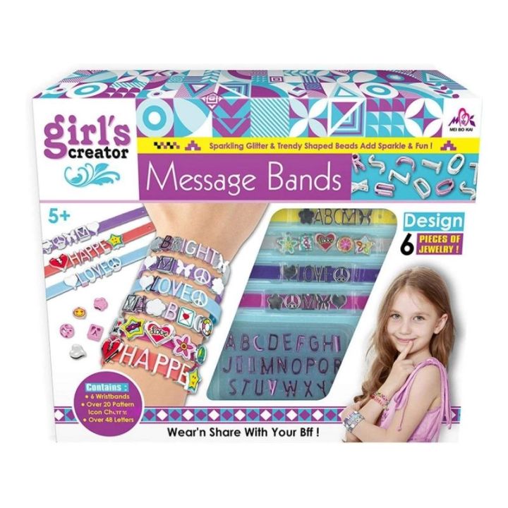 Zestaw Do Robienia Bransoletek Z Literkami