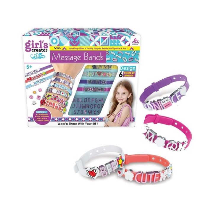 Zestaw Do Robienia Bransoletek Z Literkami