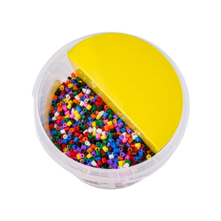 Prasowanka, Koraliki Do Prasowania, Zestaw 5000 Elementów Wiaderko + SZABLONY, 5 Podstawek