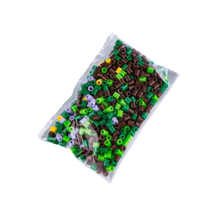 Koraliki do prasowania Wersja 3D, Szablon Kwiatek Wrzos Lawenda, Saszetka, Prasowanka