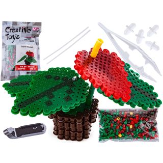 Koraliki do prasowania Wersja 3D, Szablon Kwiatek ANTURIUM, Saszetka, Prasowanka